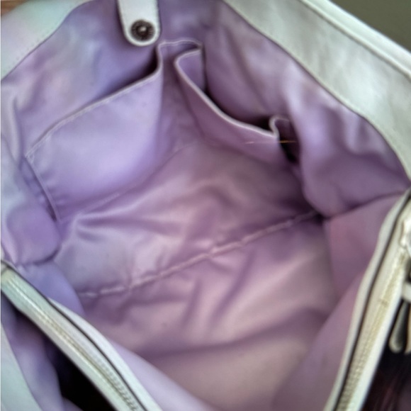 LOW START COACH Madison Sophia pleated leather satchel purse & wallet set - Picture 12 of 13